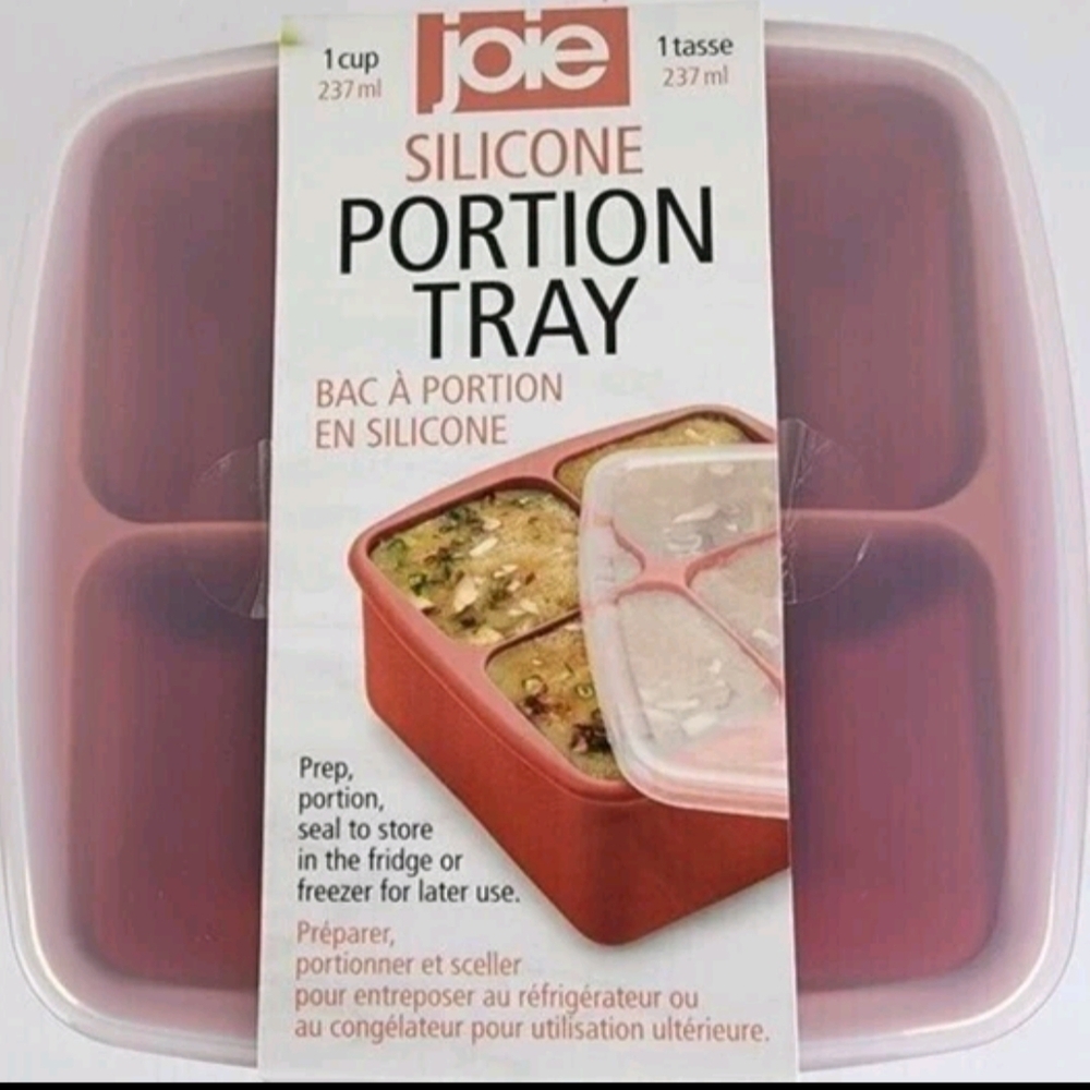 Joie Red Silicone Storage Tray